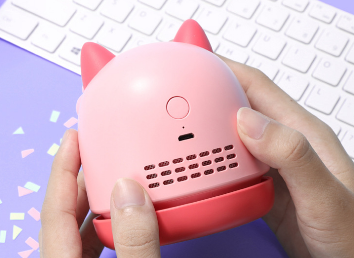 Portable Mini Cute Cat Desk Vacuum Cleaner